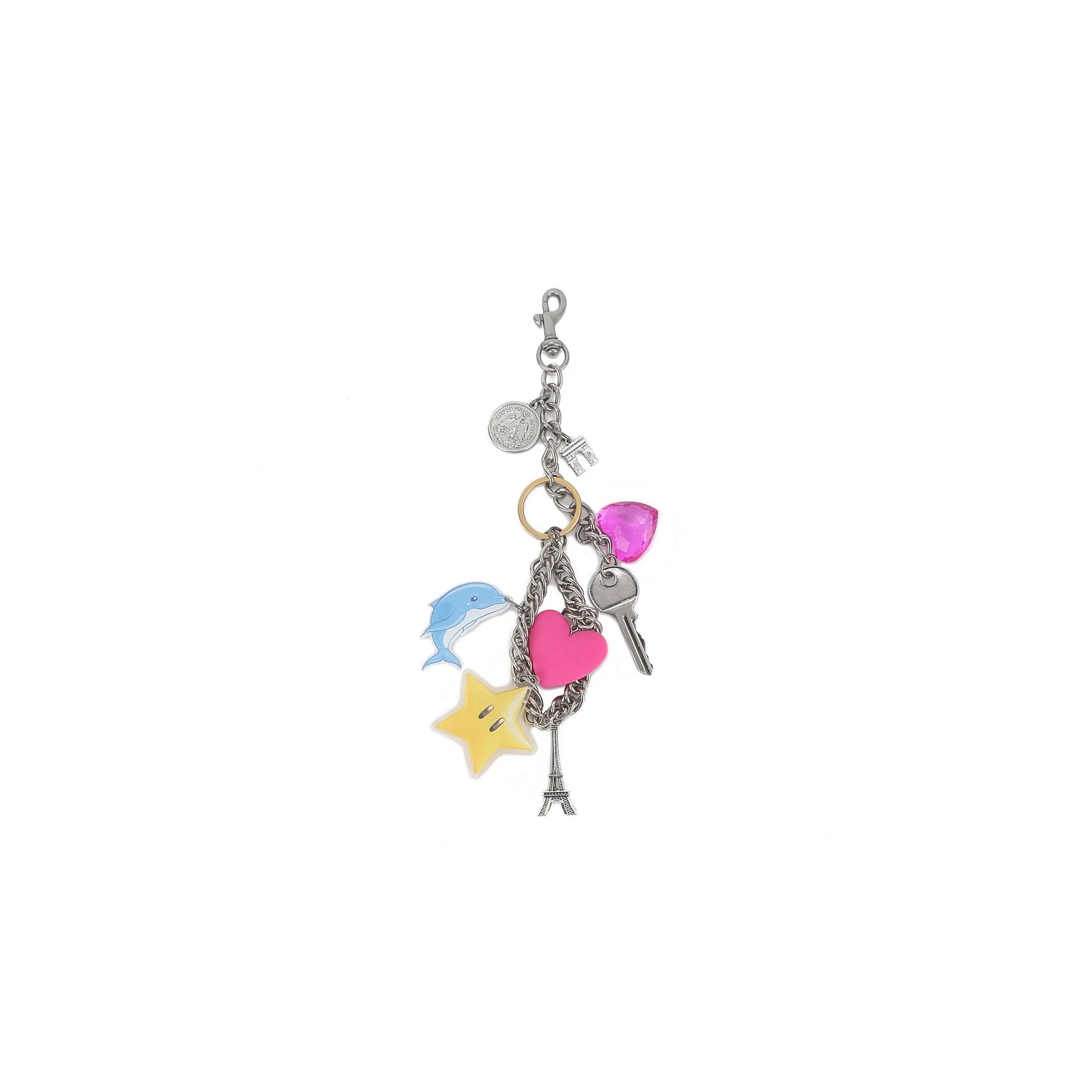 Ba*len*cia*ga women''s turner keychain in multicolored 7934422aa8b8486 (19*6*2cm)